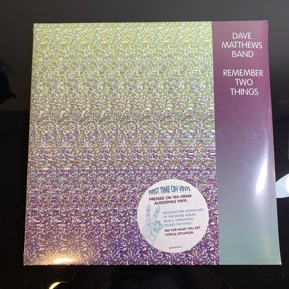Dave Matthews Band - Remember Two Things First Time on Vinyl 180G Vinyl Record